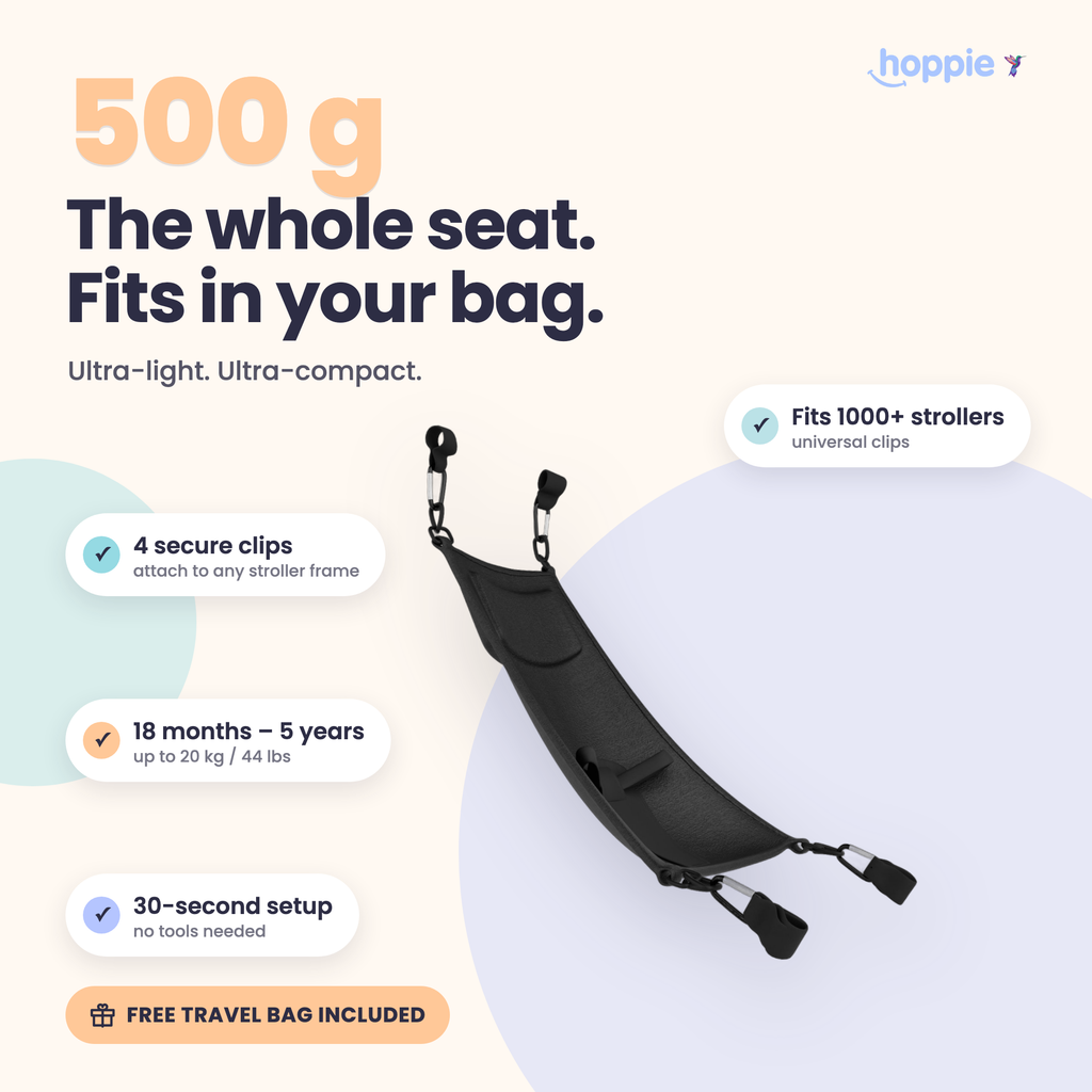 Hoppie – The Smart Extra Seat for Your Second Child